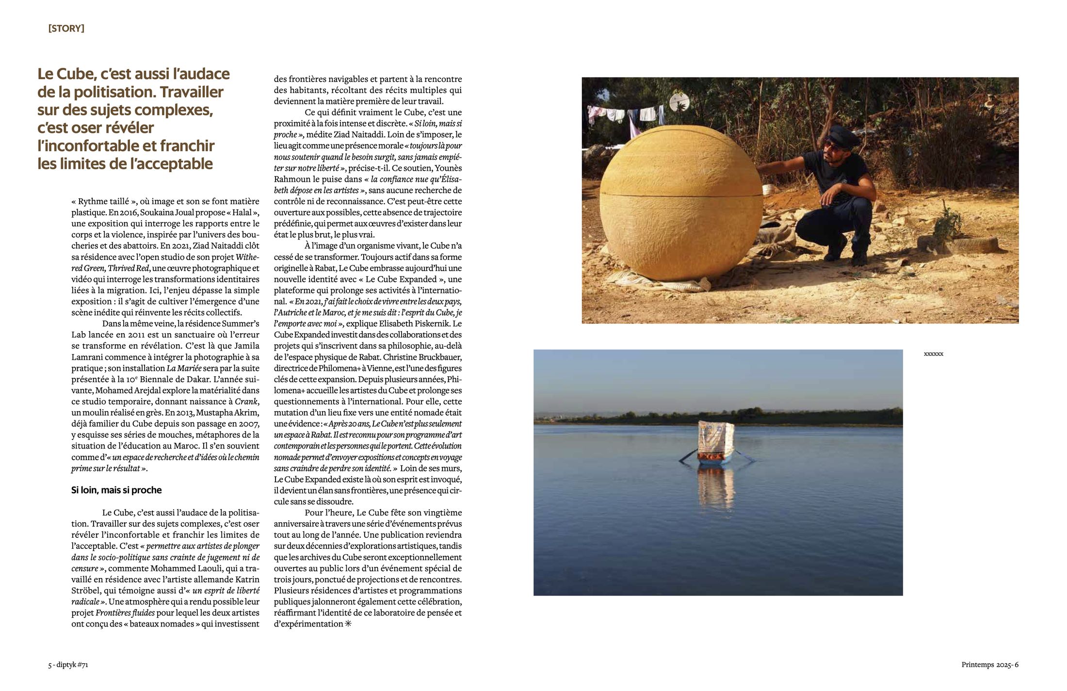 Au Cube, le but est dans le chemin, page 3