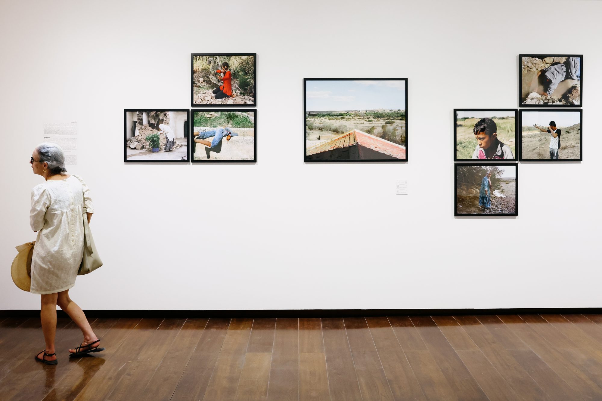 Malik Nejmi, Boudlel series, installation view
